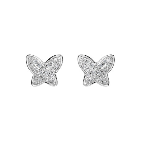 Diamond earrings Amazing Butterfly