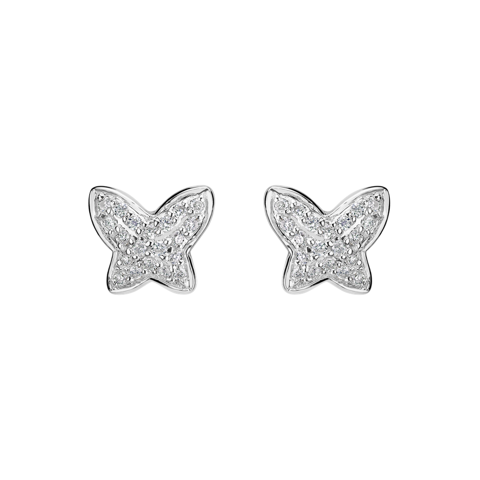 Diamond earrings Amazing Butterfly