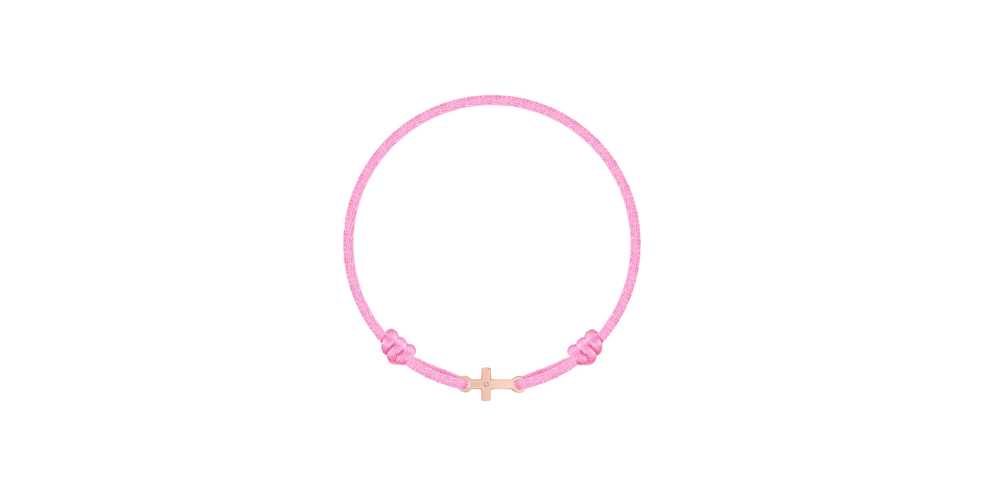 Children's diamond bracelet Tiny Cross