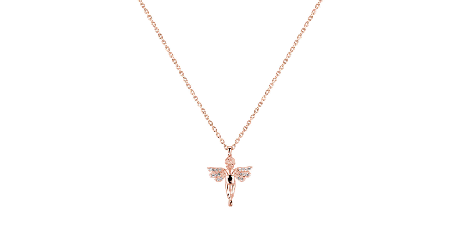 Diamond pendant Glossy Angel