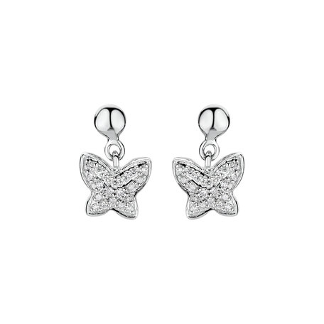 Diamond earrings Amazing Butterfly