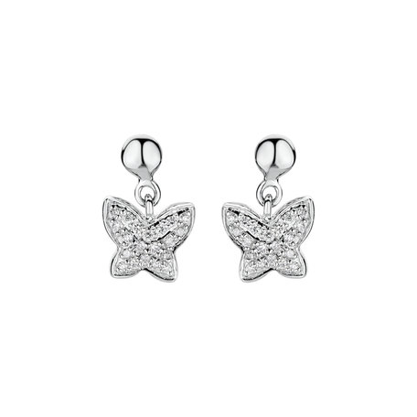 Diamond earrings Amazing Butterfly