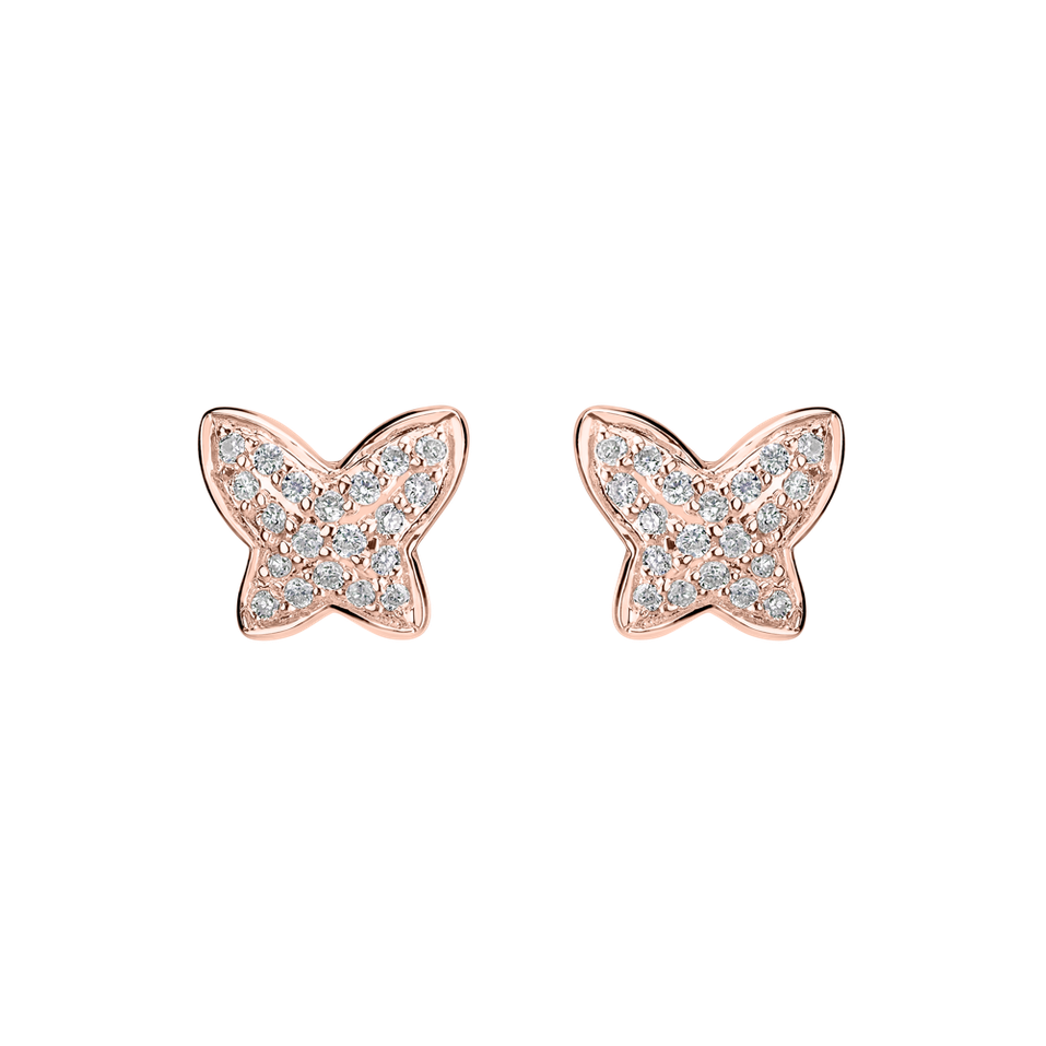 Diamond earrings Amazing Butterfly