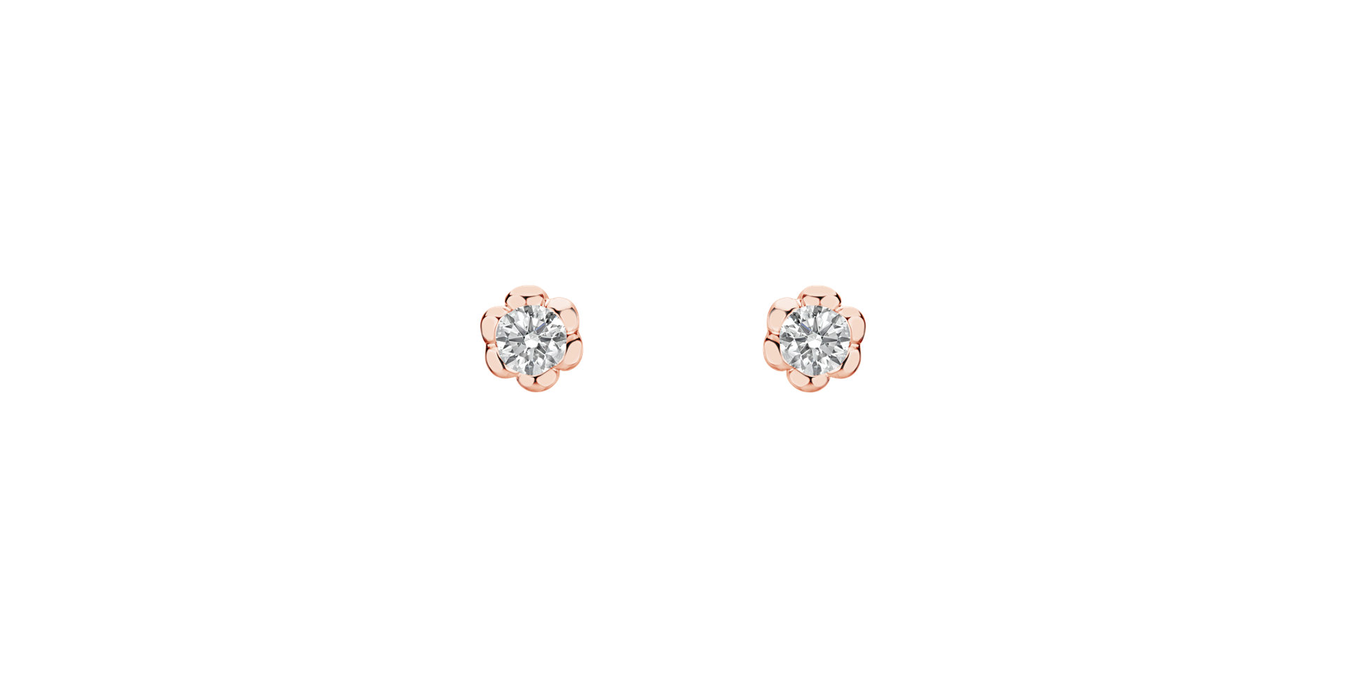 Diamond earrings Blooming Love