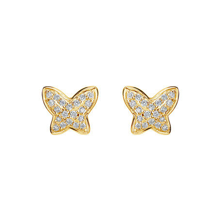 Diamond earrings Amazing Butterfly