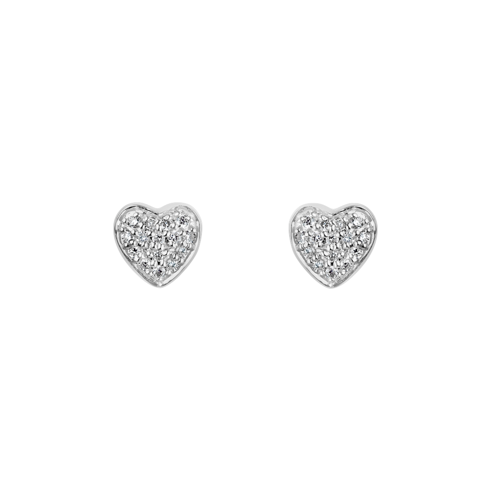 Diamond earrings Amazing Heart