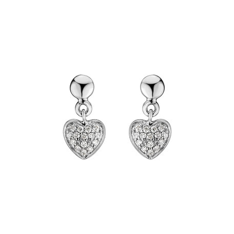 Diamond earrings Amazing Heart