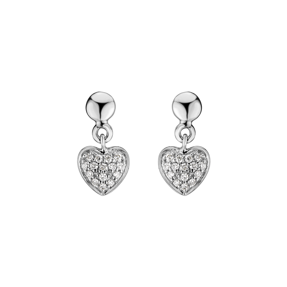 Diamond earrings Amazing Heart