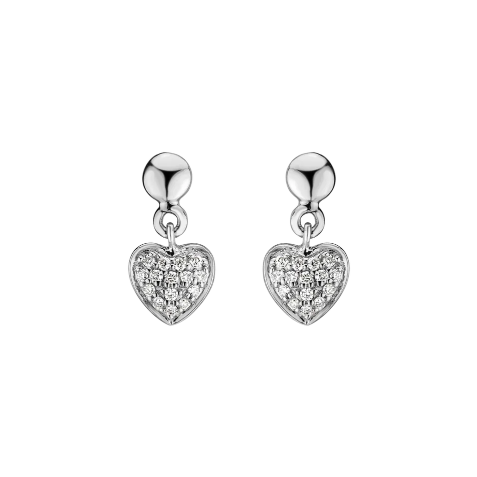 Diamond earrings Amazing Heart