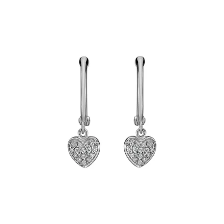 Diamond earrings Amazing Heart