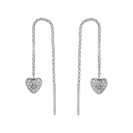 Diamond earrings Amazing Heart