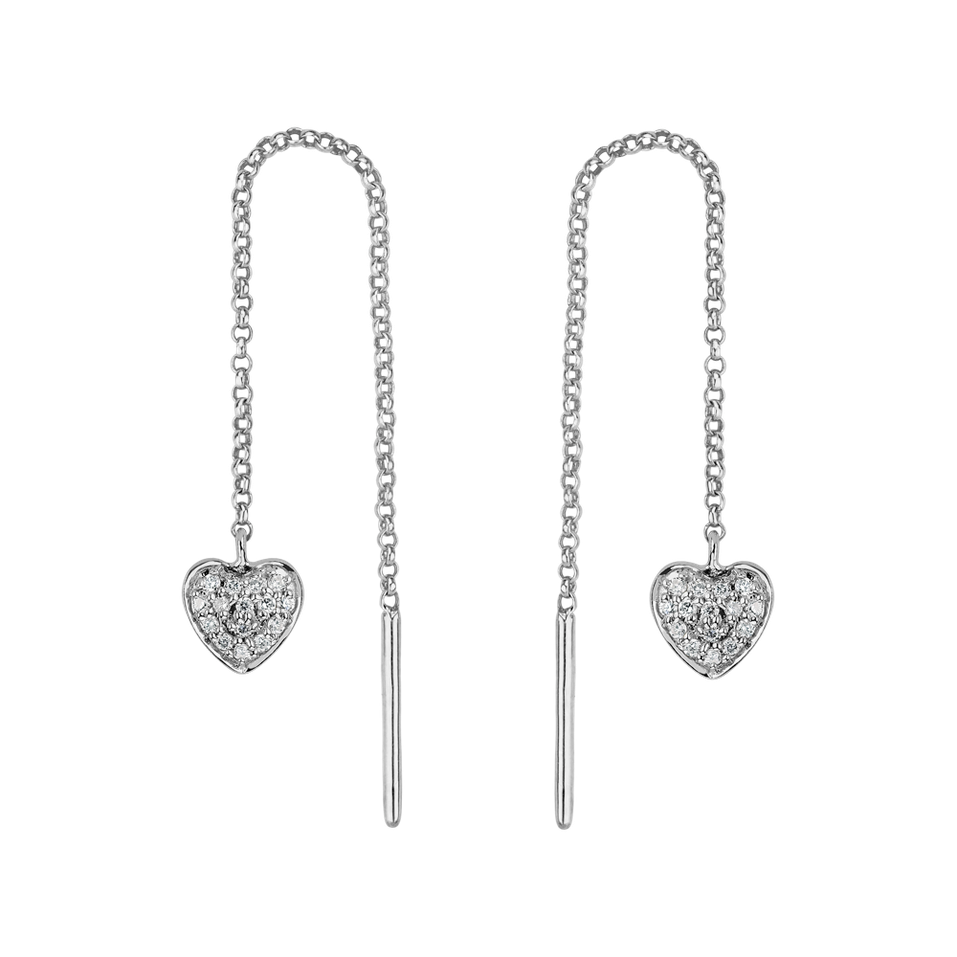 Diamond earrings Amazing Heart