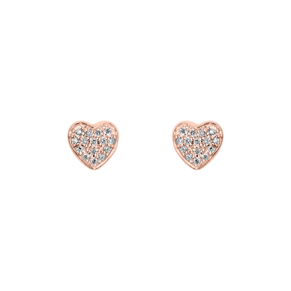 Diamond earrings Amazing Heart