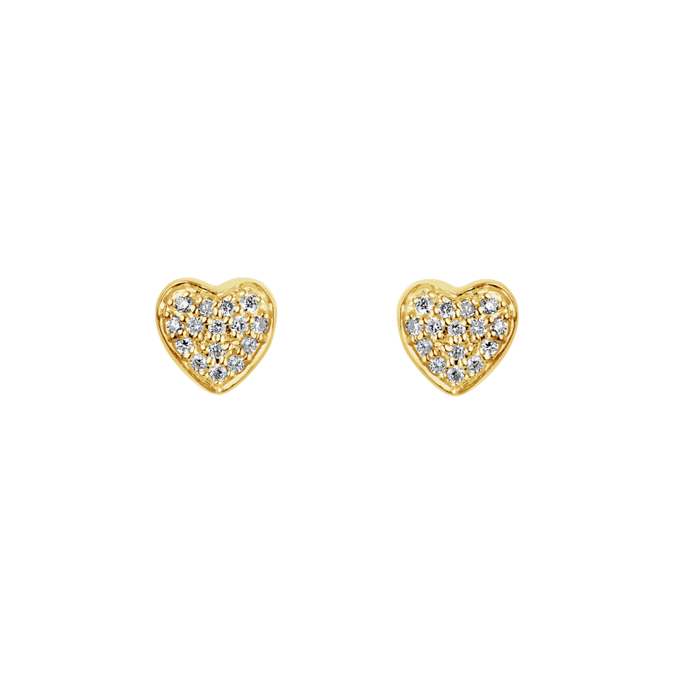 Diamond earrings Amazing Heart