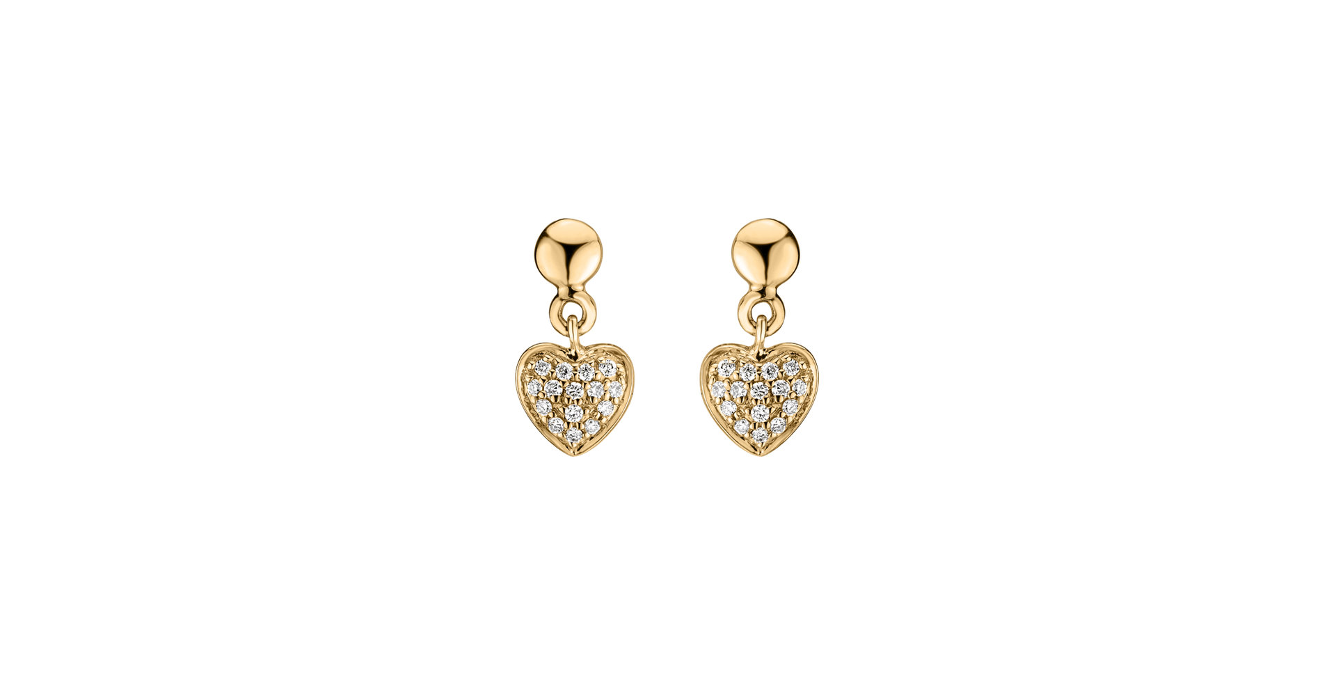 Diamond earrings Amazing Heart