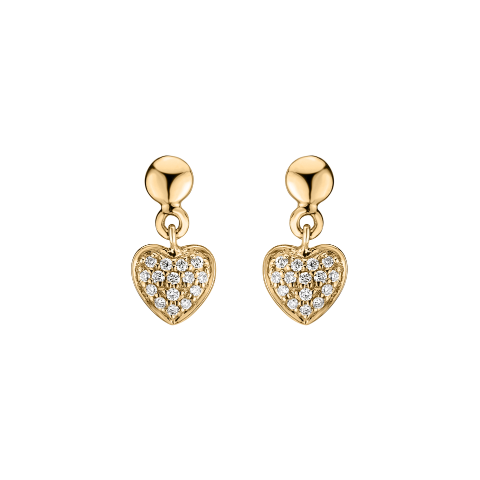 Diamond earrings Amazing Heart