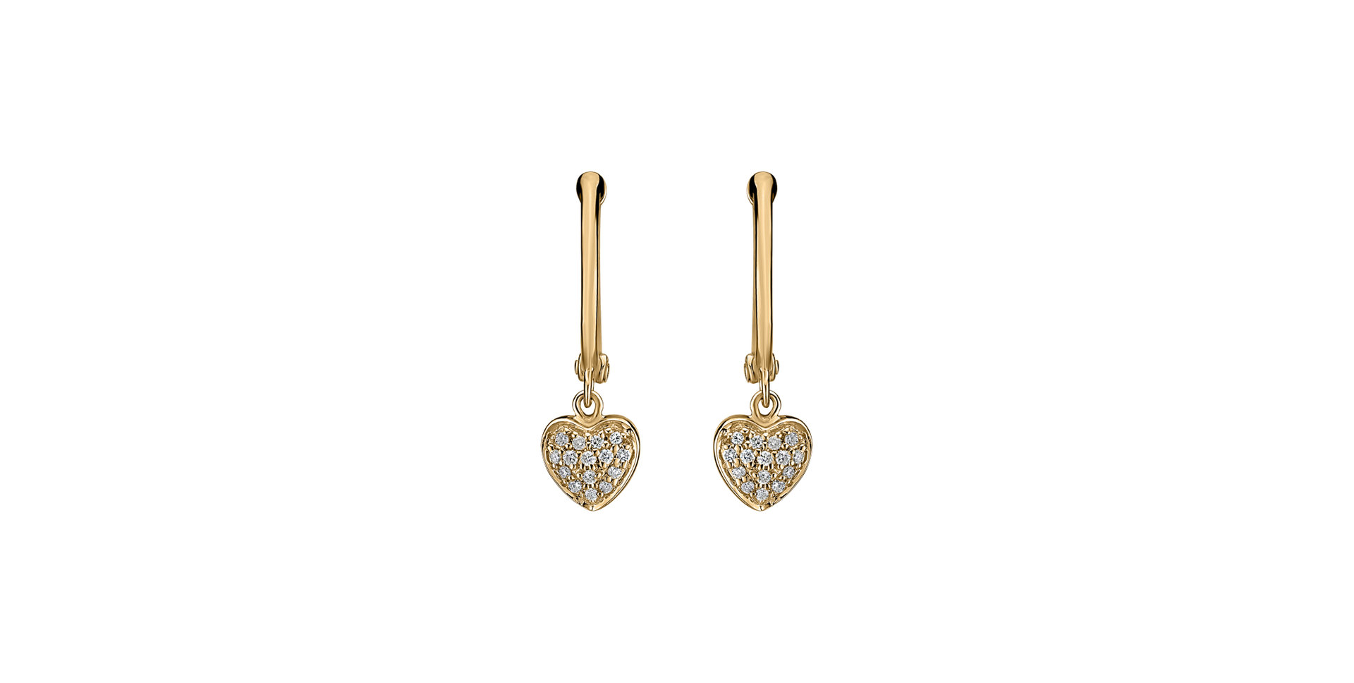 Diamond earrings Amazing Heart