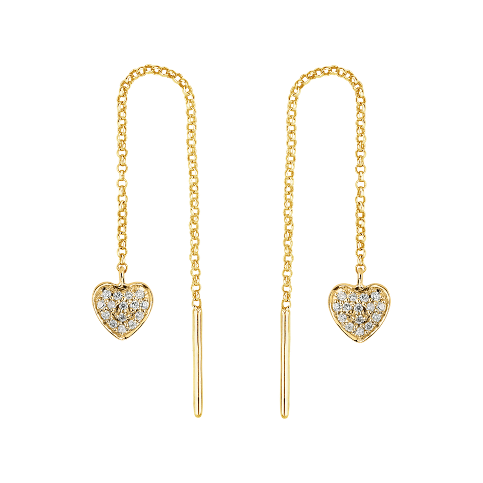 Diamond earrings Amazing Heart