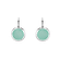 Diamond earrings with Chalcedony Simply Blossom2