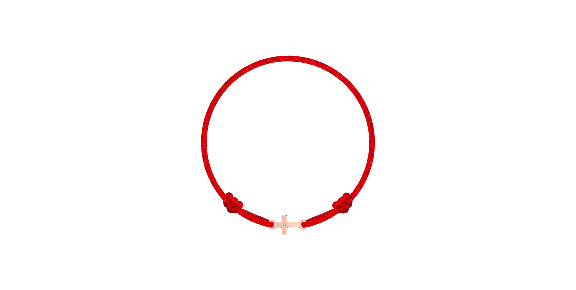 Children's diamond bracelet Tiny Cross