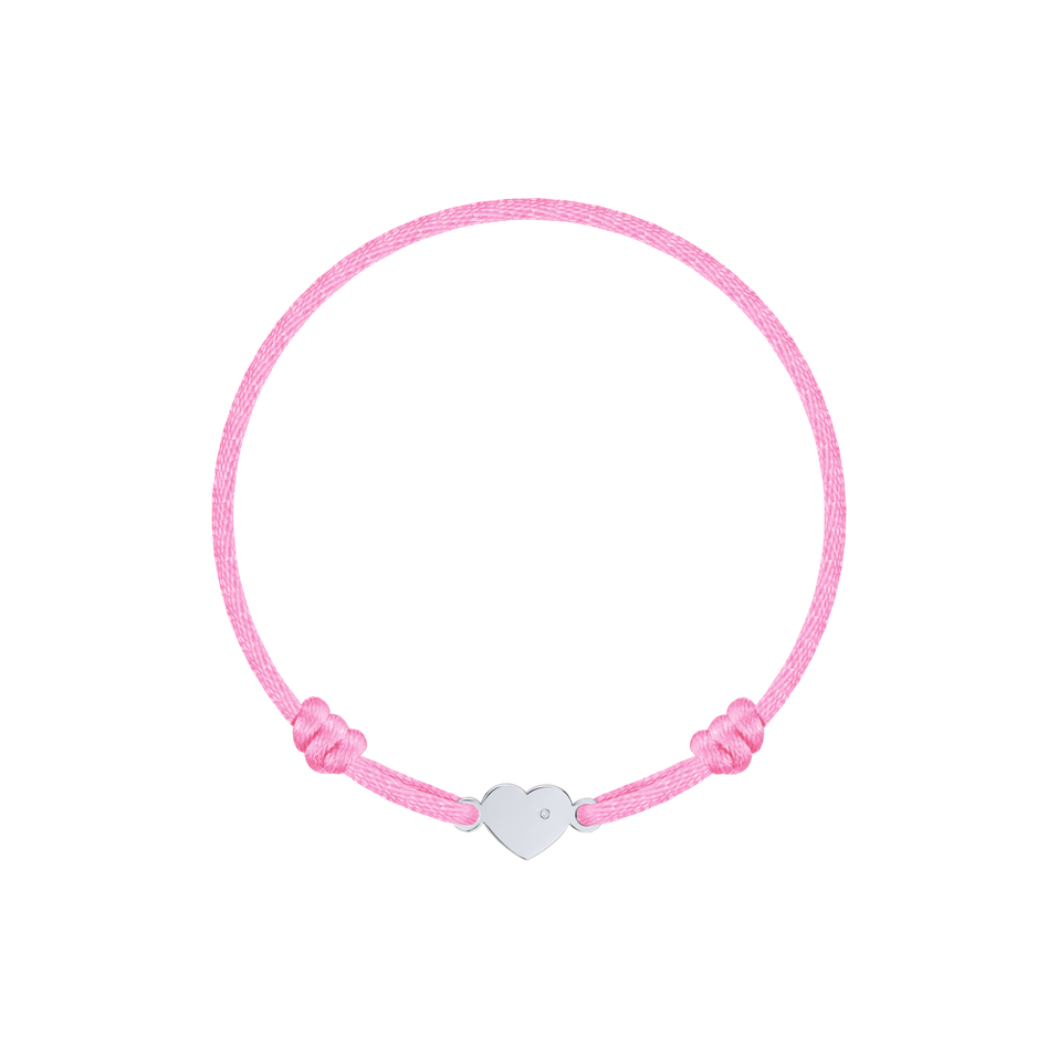 Children's diamond bracelet Heart