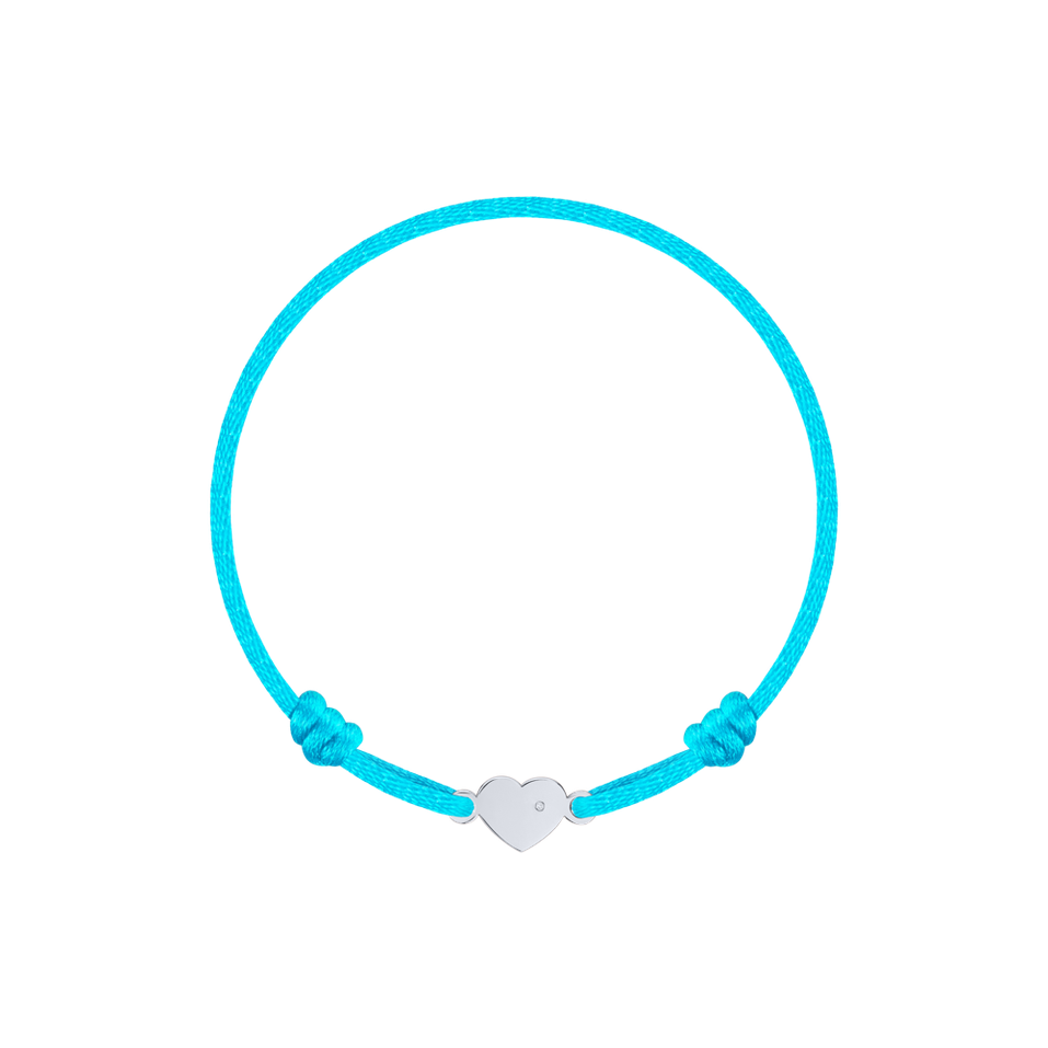 Children's diamond bracelet Heart
