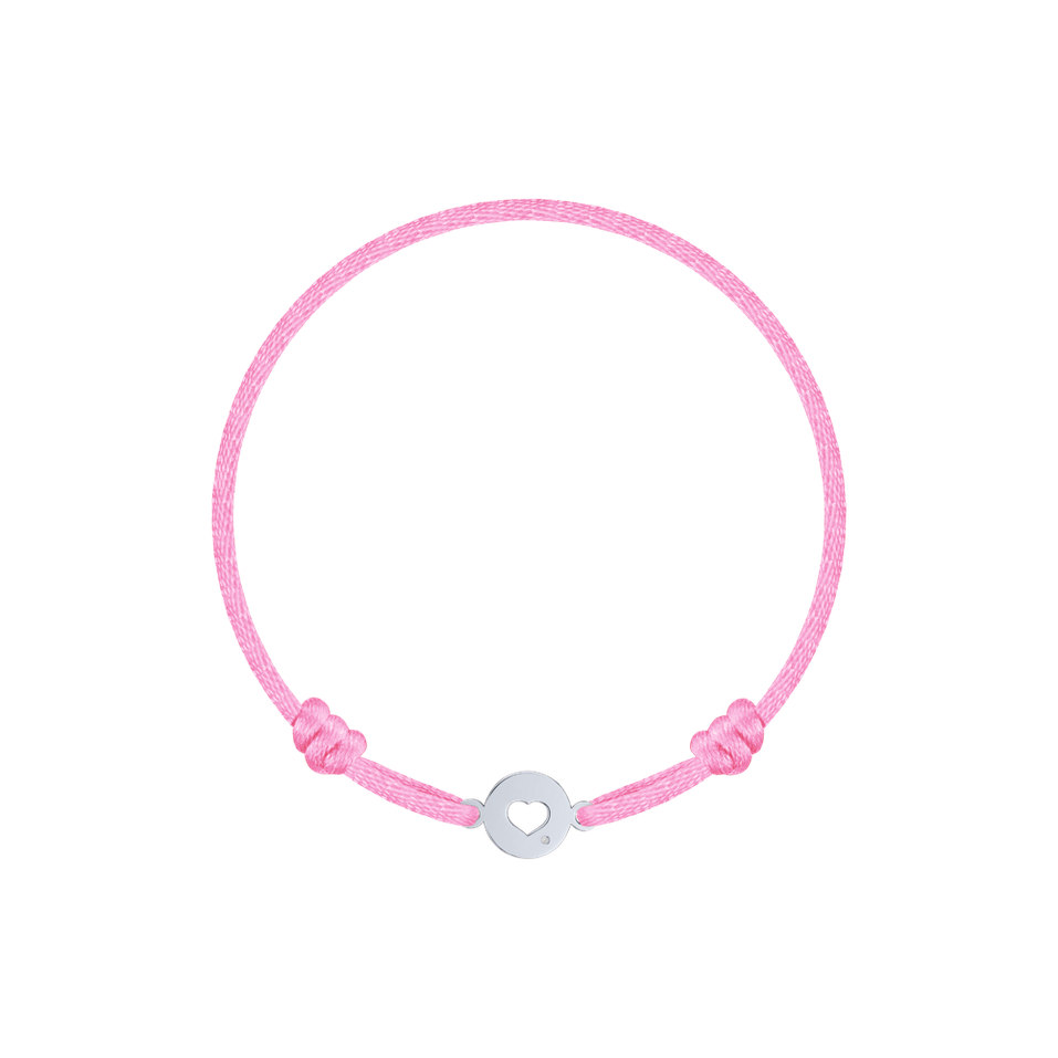 Children's diamond bracelet Heart Circle