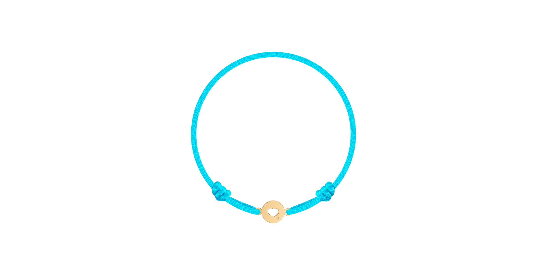 Children's diamond bracelet Heart Circle
