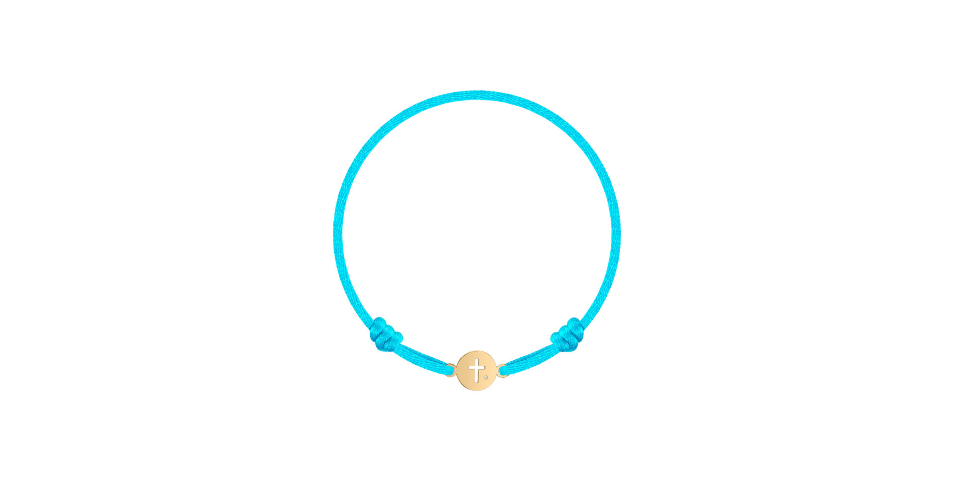 Children's diamond bracelet Cross Circle