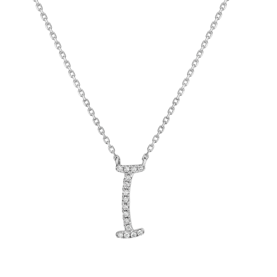Diamond necklace Curly Glitter I