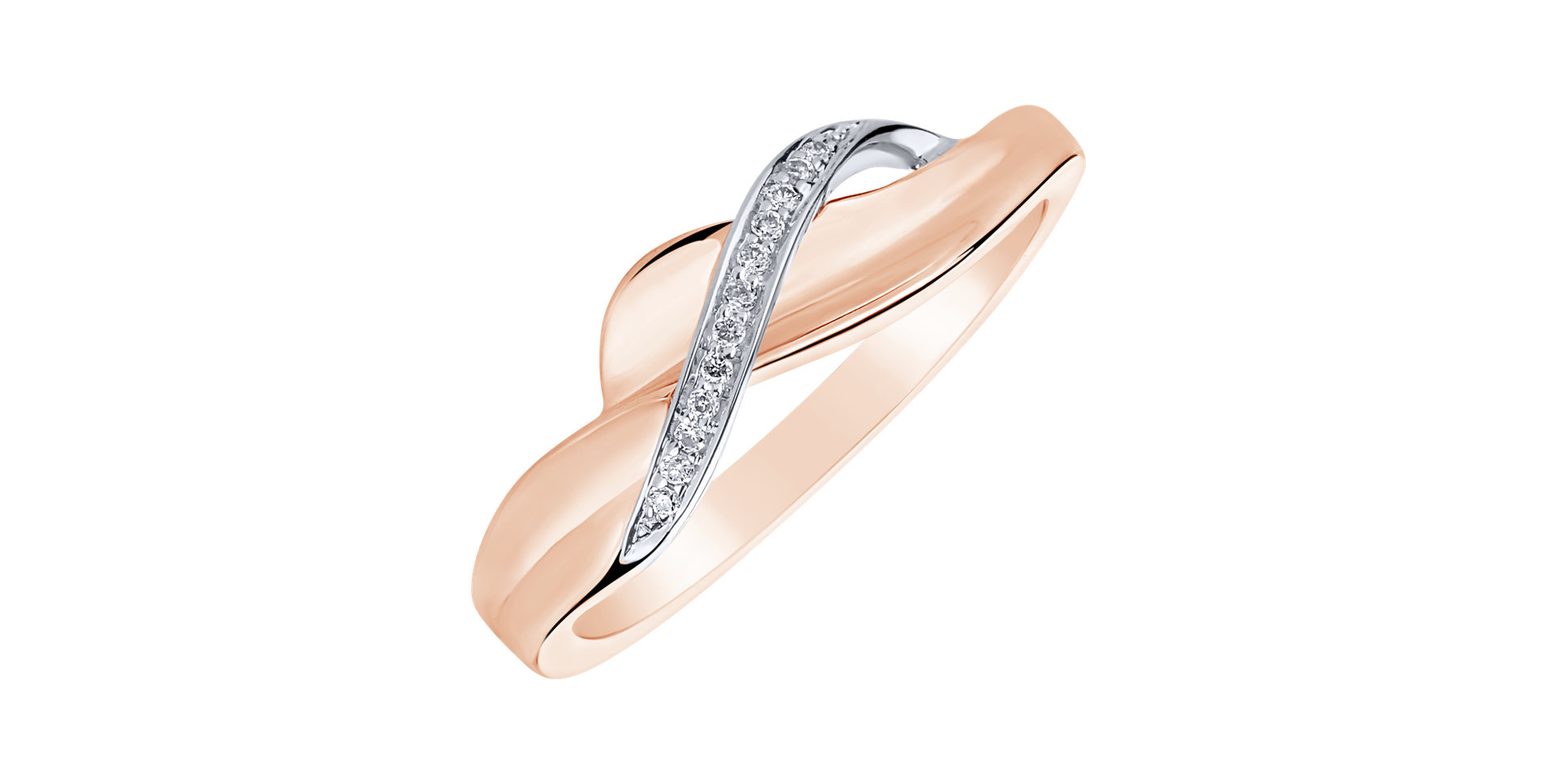 Diamond ring Twisted Elegance