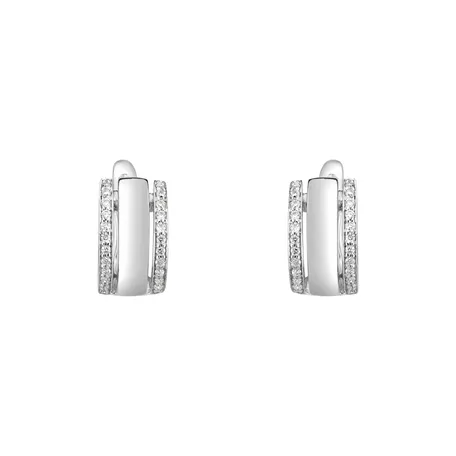 Diamond earrings Amazing Symetry