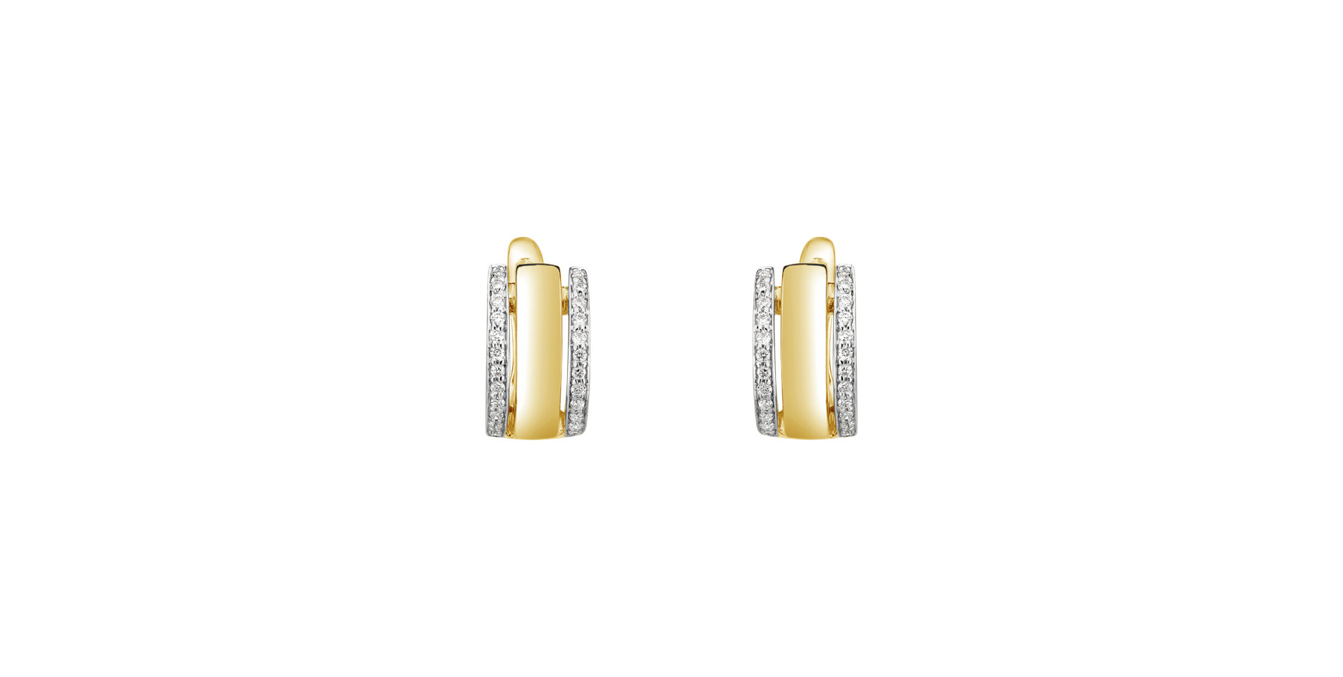 Diamond earrings Amazing Symetry