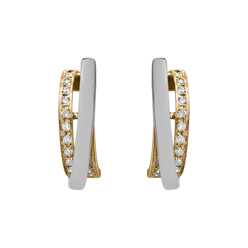 Diamond earrings Dream Wings