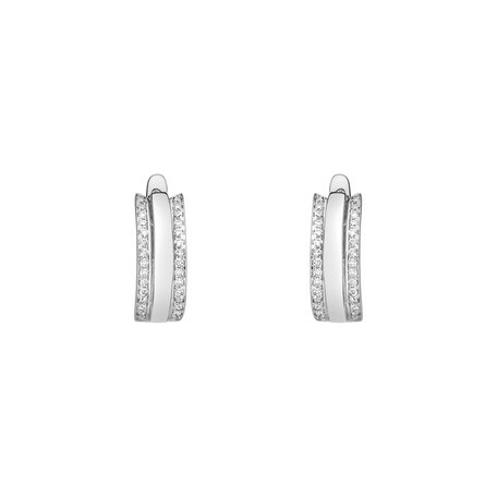 Diamond earrings Eternity Sparkle