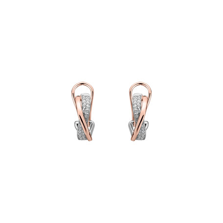 Diamond earrings Essential Ray