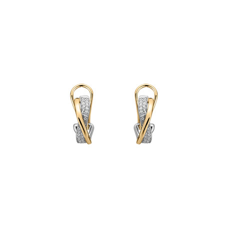 Diamond earrings Essential Ray