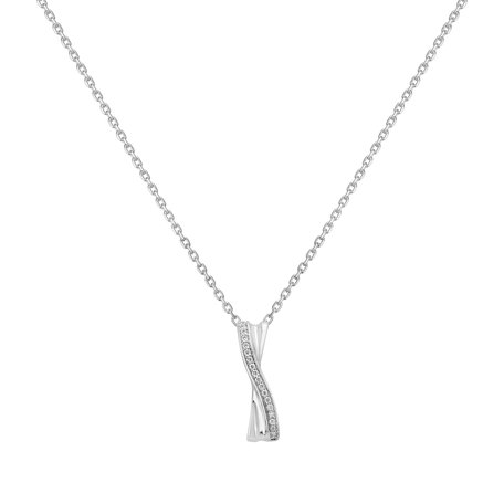 Diamond pendant Shiny Ribbon