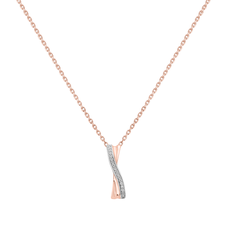Diamond pendant Shiny Ribbon