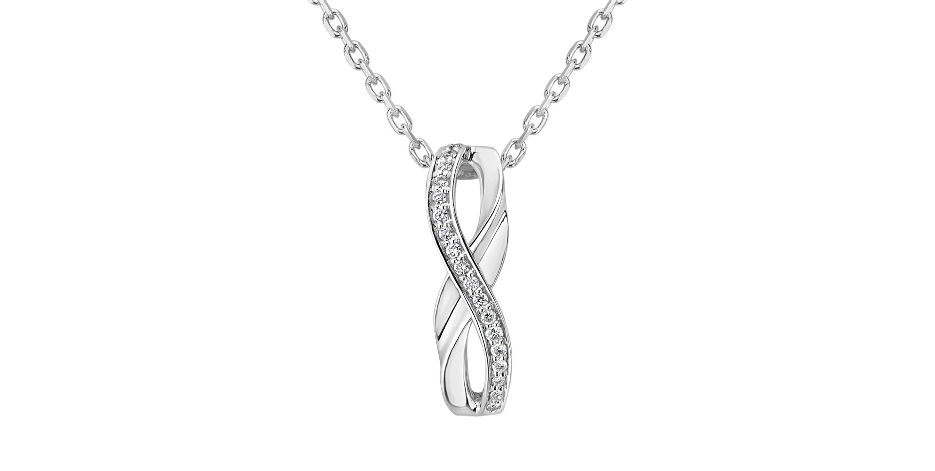 Diamond pendant Sparkling Infinity