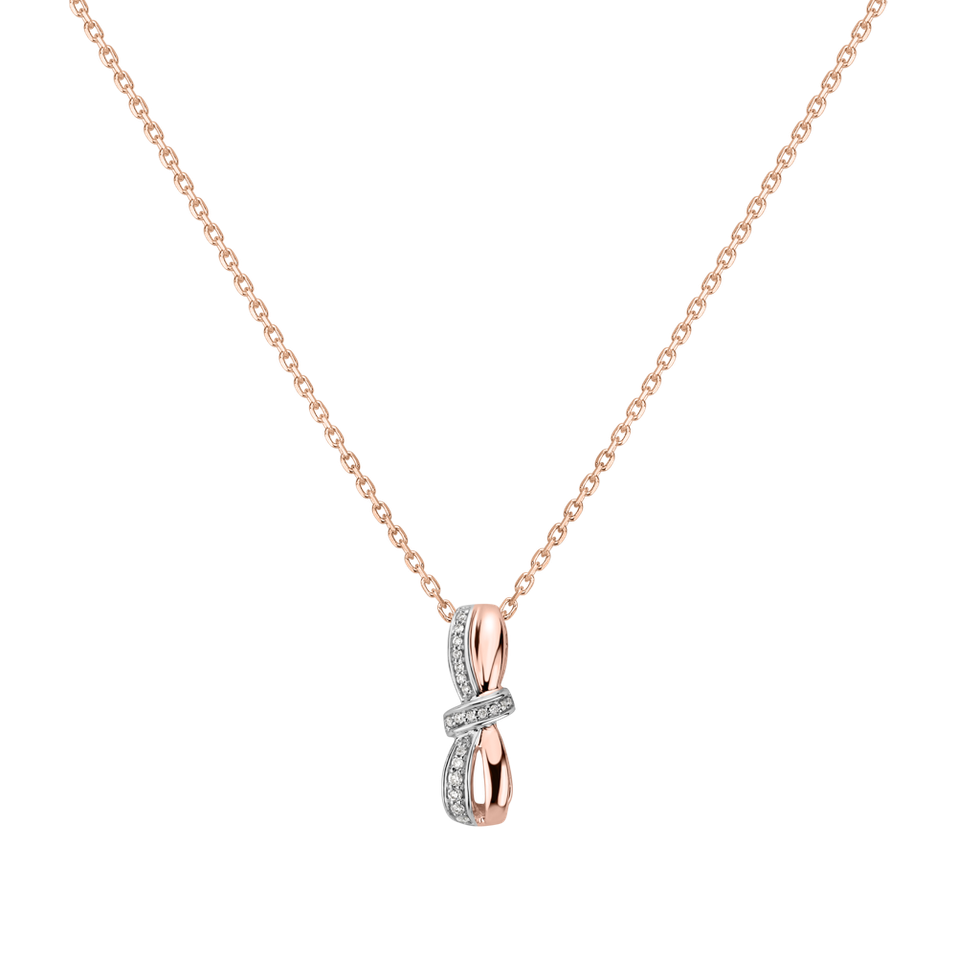 Diamond pendant Tempting Ribbon
