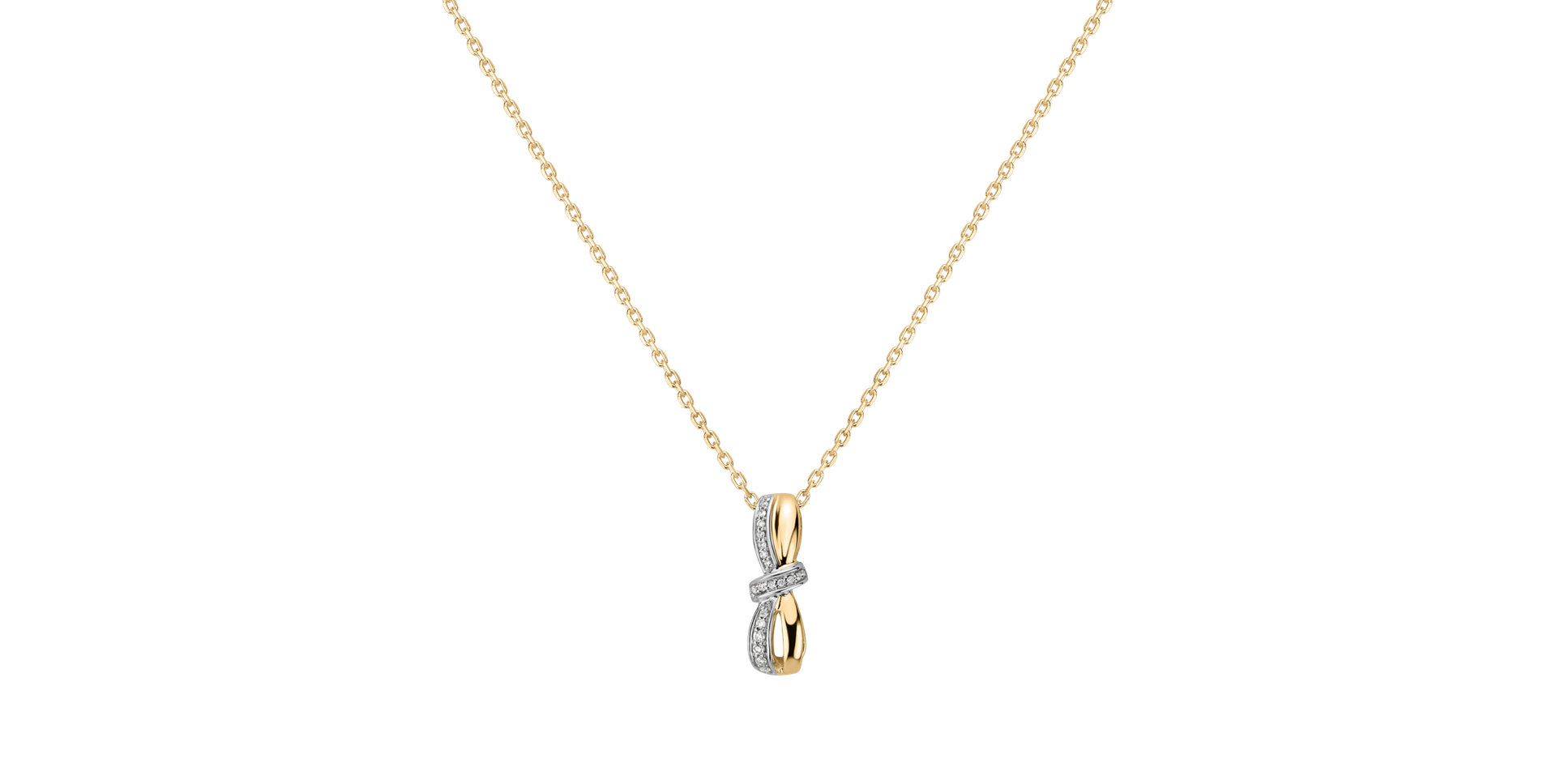 Diamond pendant Tempting Ribbon