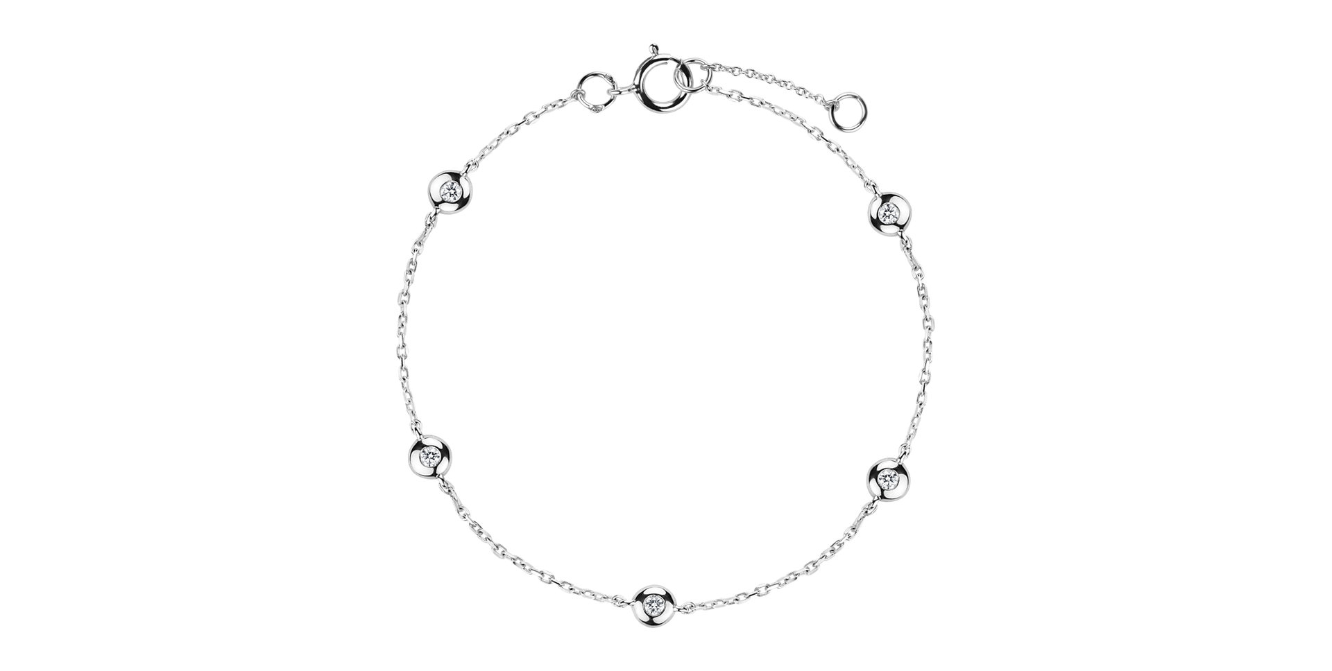Bracelet with diamonds Sparkling Dot
