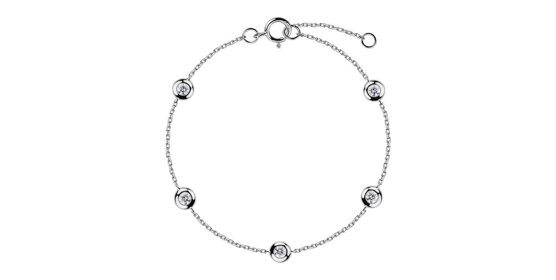 Bracelet with diamonds Sparkling Dot