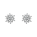 Diamond earrings Snow Star2