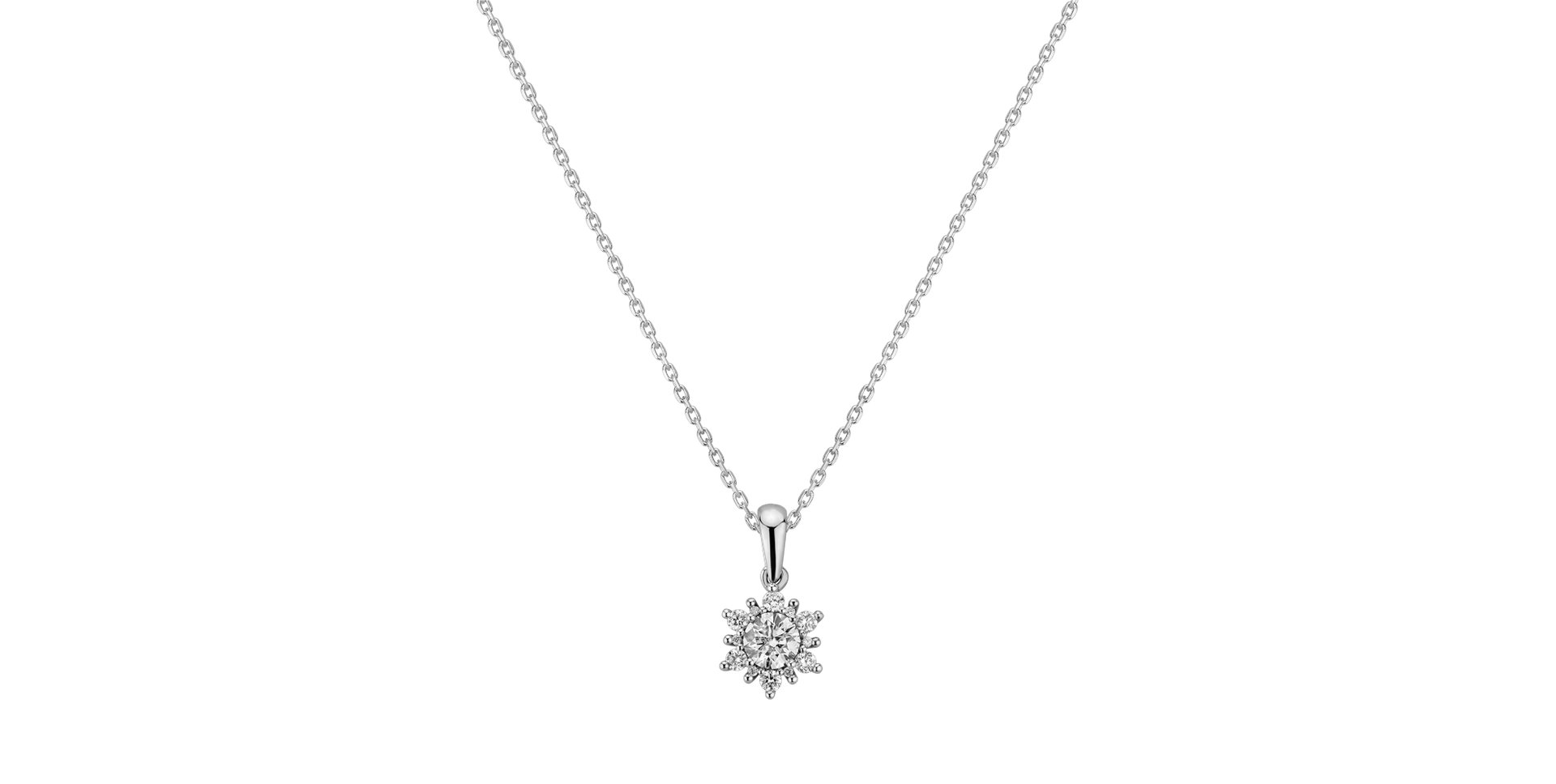 Diamond pendant Snow Star