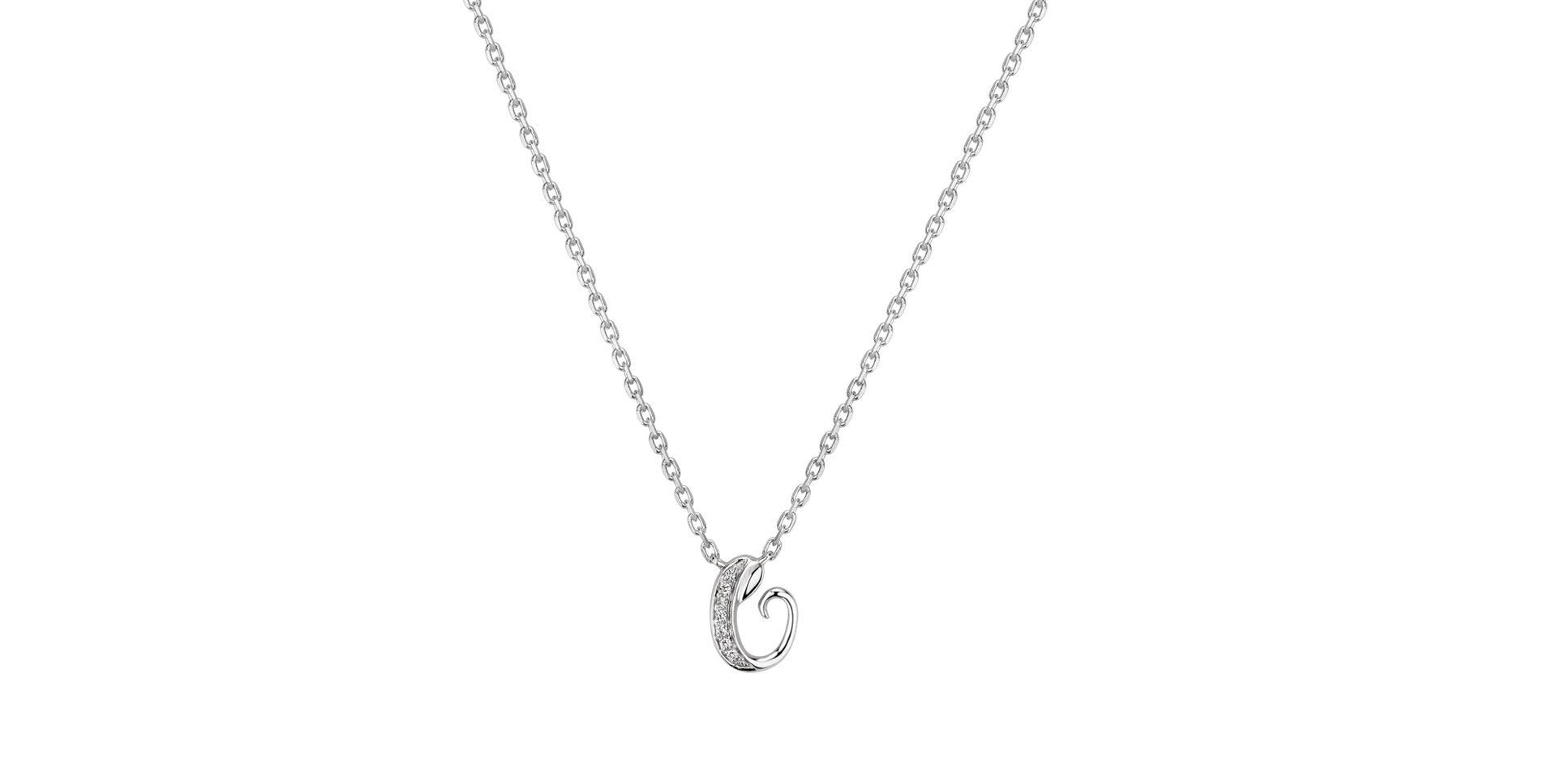Diamond necklace Curly Diamonds C