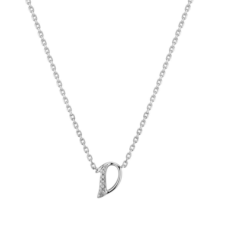 Diamond necklace Curly Diamonds D