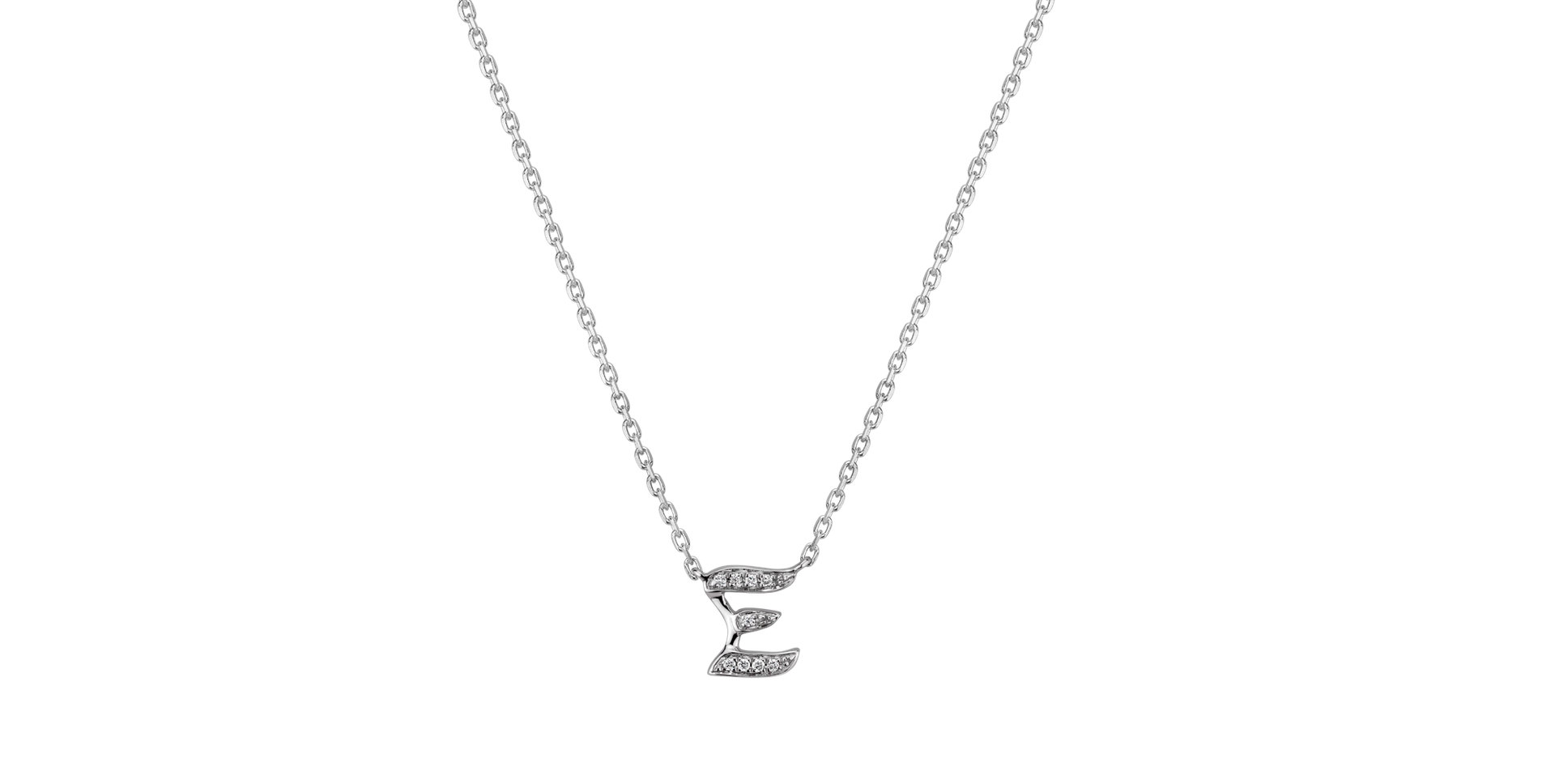 Diamond necklace Curly Diamonds E