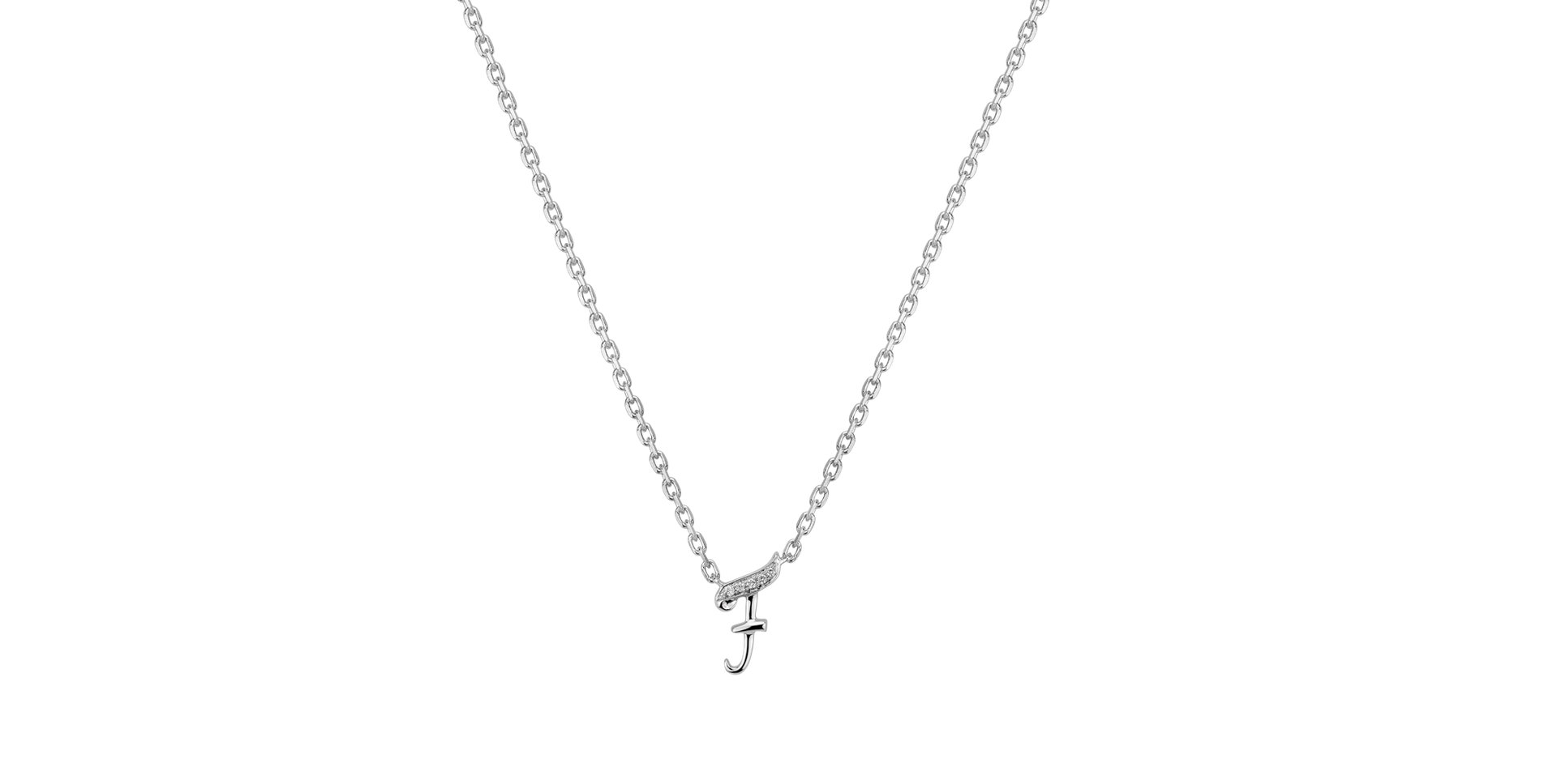 Diamond necklace Curly Diamonds F